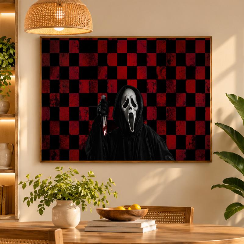 5D Diamond Painting Scream Ghostface DIY Full Drill Diamond Art Kit Home Decoration
