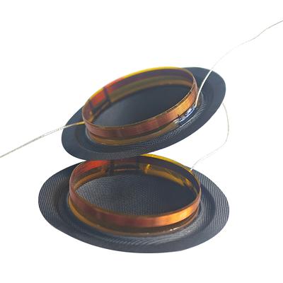 1 יחידה כיוון זהה הפוך Ksv טרבל אביזרי עשה זאת בעצמך 25.5 מ"מ טוויטרים סליל קול 6 אוהם 8 אוהם ממברנה משי