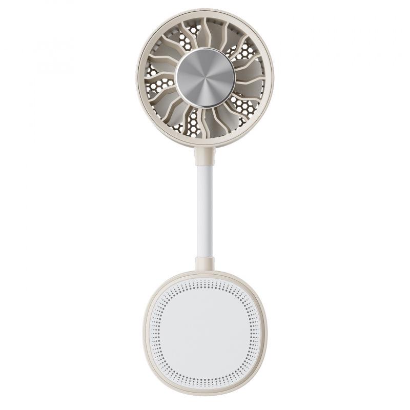 

Magnetic USB Charging Clip-On Portable Fan - Handheld & Desktop Electric Mini Fan with Umbrella Clip 260*72*36mm бежевий