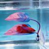 1/2pcs With Suction Cup Betta Fish Rest Leaf PP Artificial Betta Fish Leaves  Fish Spawning Resting