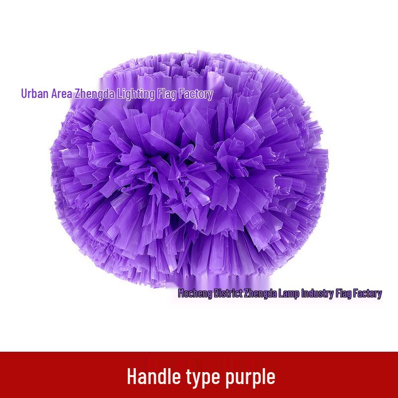 פונפונים גדולים מט לצ'ירלידינג עם ידיות דו-ראשיות