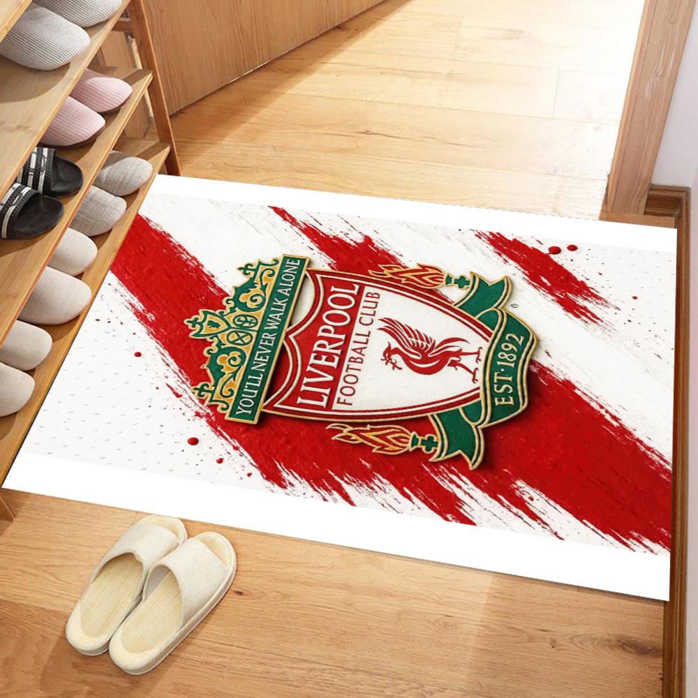 Liverpool Football Club Floor Mat Suitable For Dormitory Bedrooms Dining Room Foyer Antislip Carpet Office Home Decor Spiritual Gift