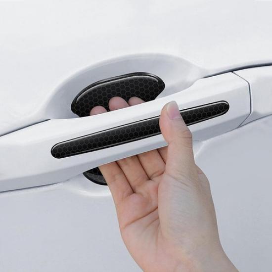 8PCS Car Door Handle Bowl Anti Scratch Sticker Protector Cover Accessories Trims