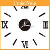 Diy Wall Clock Watch Home Modern Decoration 3d Crystal Mirror Art Decals Sticker