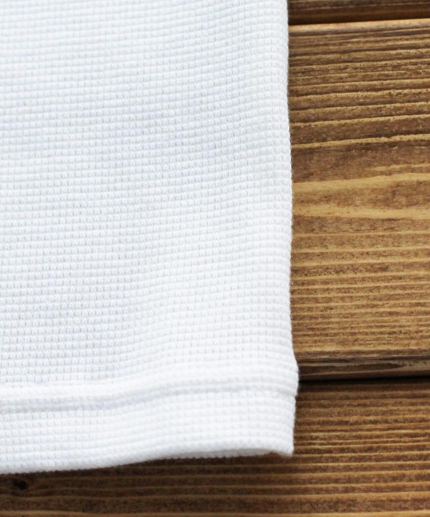 AVIREX DAILY MINI WAFFLE CREW NECK T-SHIRT 6143150 XL White