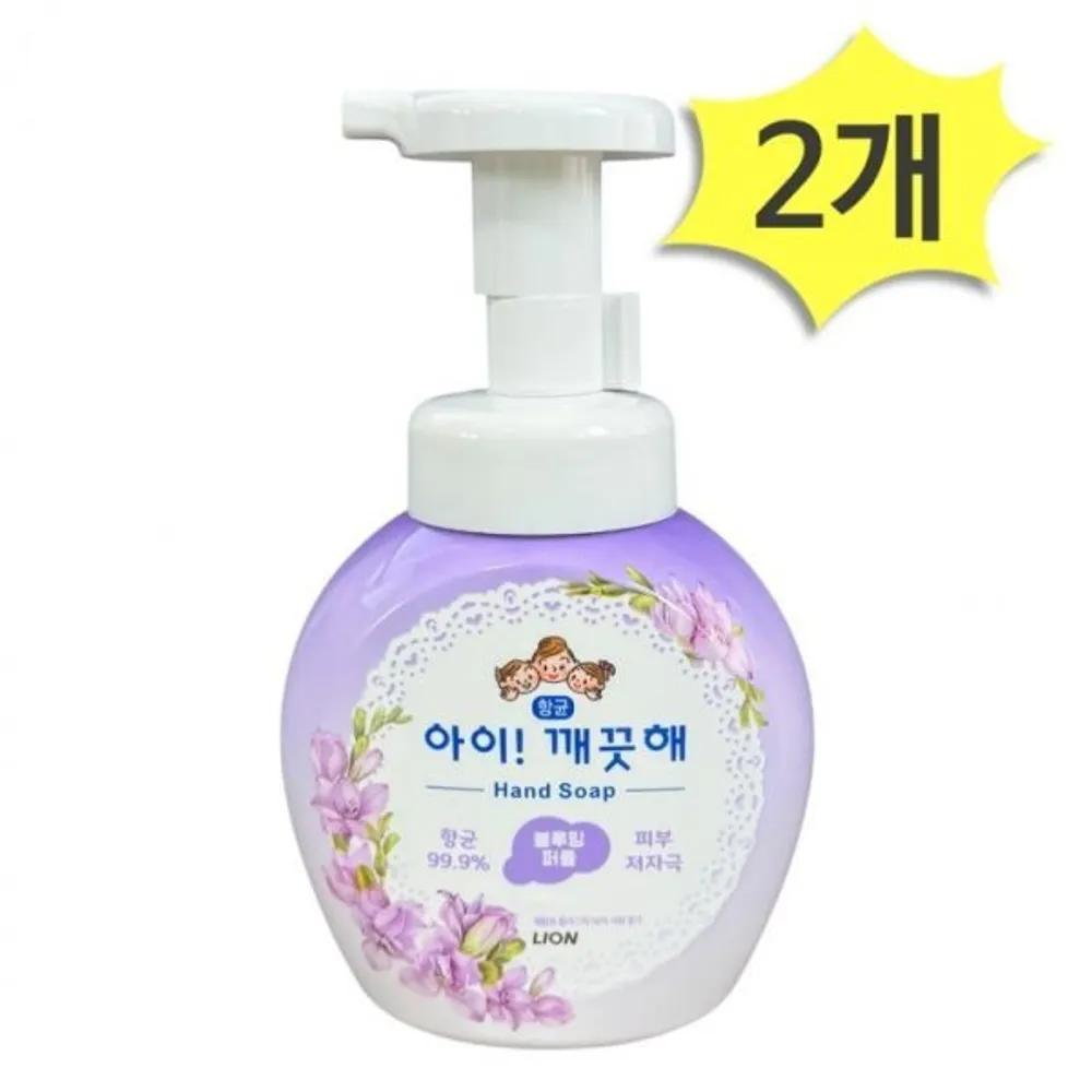 

LION Hand Wash Blooming Purple 250ml x 2 Hand Sanitizer Liquid Soap Foam