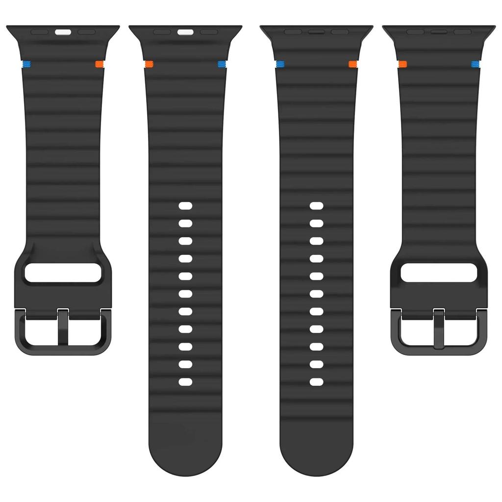 Sport Silicone Strap Compatible for Apple Watch Series 11 46mm 42mm Ultra 3/2/1 49mm 45mm 40mm 41mm 44mm 38mm Series 10 9 8 7 6