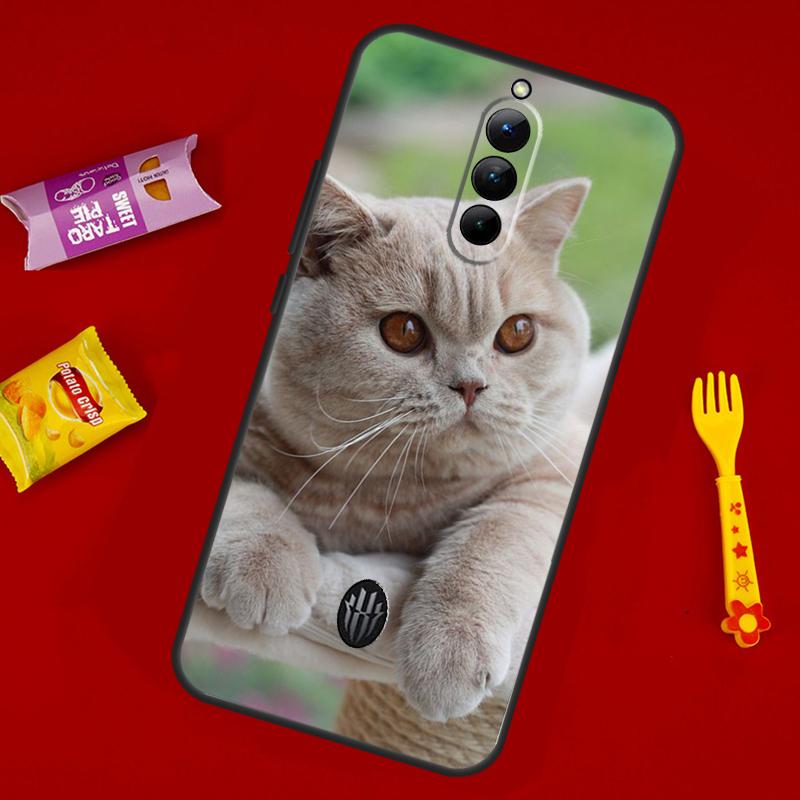 British Shorthair Cat Phone Case For ZTE Nubia Red Magic 11 Pro Plus 10 10S 9 9S 8 8S 6S 7S 6 7 Pro 10 Air Cover
