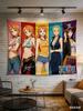 One Piece Anime Decor Tapestry Usopp Themed Wall Hanging Decorative Wall Cloth For Living Room Bedroom Dorm Room Decor