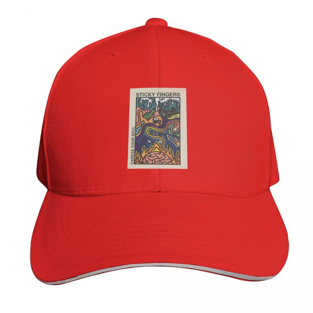 Sticky Fingers Caress Your Soul Baseball Cap Cute Mountaineering GentleUnisex Hat Fashionable Women Beach Fashion Unisexs