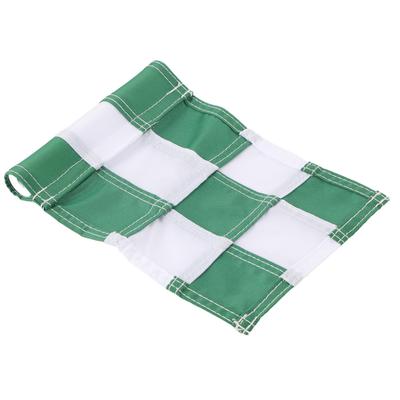 Drapeaux de trou de golf à carreaux, Coupes de trou de golf, Drapeaux de green de putting d'entraînement de golf dans le jardin, Mâts de drapeau, Grilles vertes