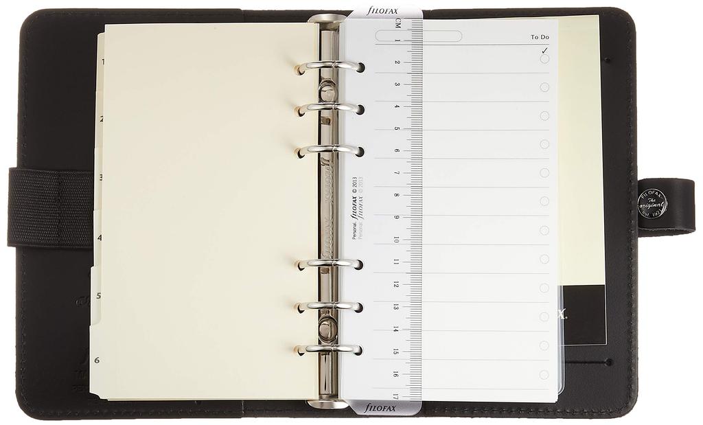 Filofax Original System Organizer Bible Matte Black 022508 Official Import