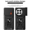For OnePlus 13 Case with Slide Camera Lid PC+TPU Kickstand Phone Cover