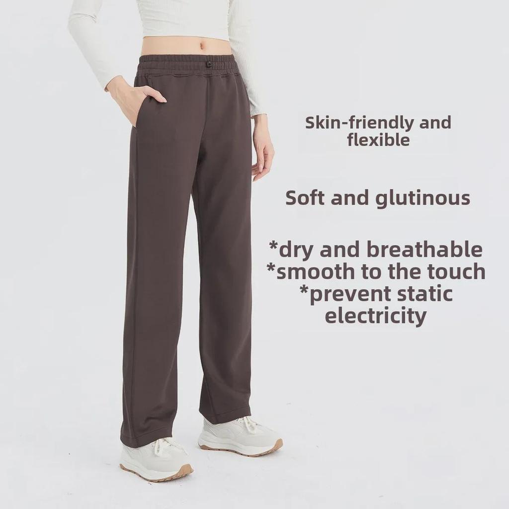 Pantaloni da yoga elasticizzati Softframe da donna - Pantaloni sportivi estivi larghi, casual e a gamba larga
