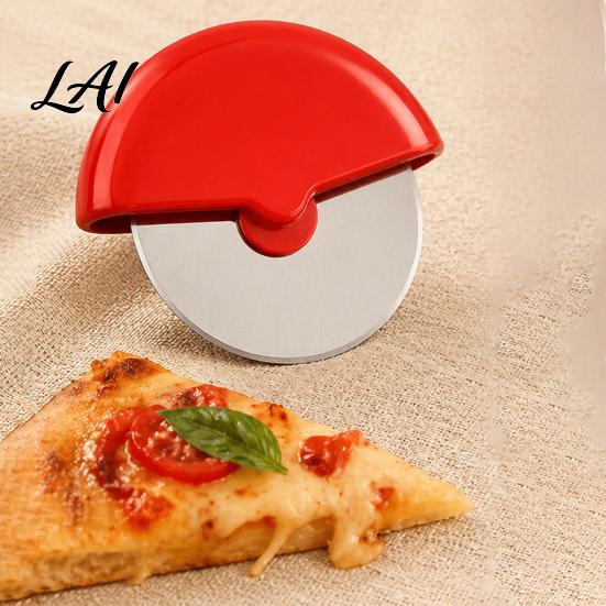 Durable Cheese Cutting Blade Stainless Steel Pizza Cutter Wheel Pastry Dough Slicer Tool for Crusts Easy Grip Baking Pie Pastries Pancake Ergonomic