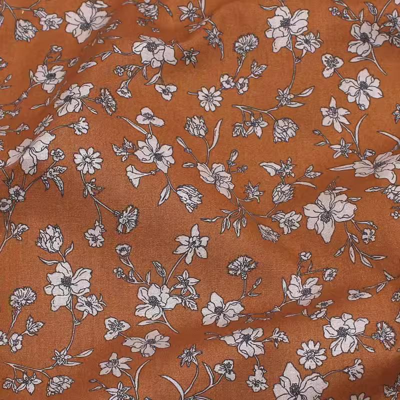 145cm X 50cm New Floral Cute Twill Cotton Fabric Children's Clothing Apparel Fabric Handmade Diy Cloth Tela Algodon Por Metro