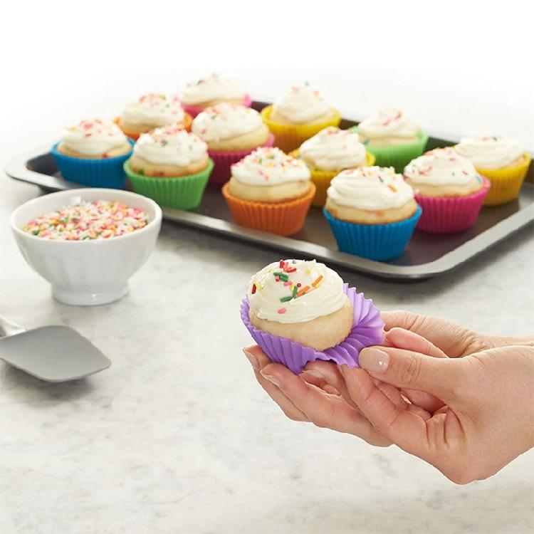 Cupcake Cup Baking Silicone Mold Cupcake and Muffins Cupcake Mould for DIY
