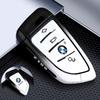 Metal Leather Car Key Case Cover For BMW 218i 220i 740i 760i 5-Series G60 X1 X2 X5 X6 X7 iX1 iX2 iX i5 i7 G05 Holder Shell II9