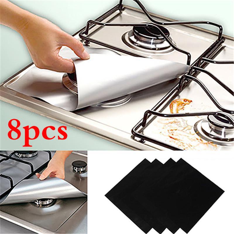 Buy Removable Easy Clean Square Foil Gas Hob Protector Liner Reusable