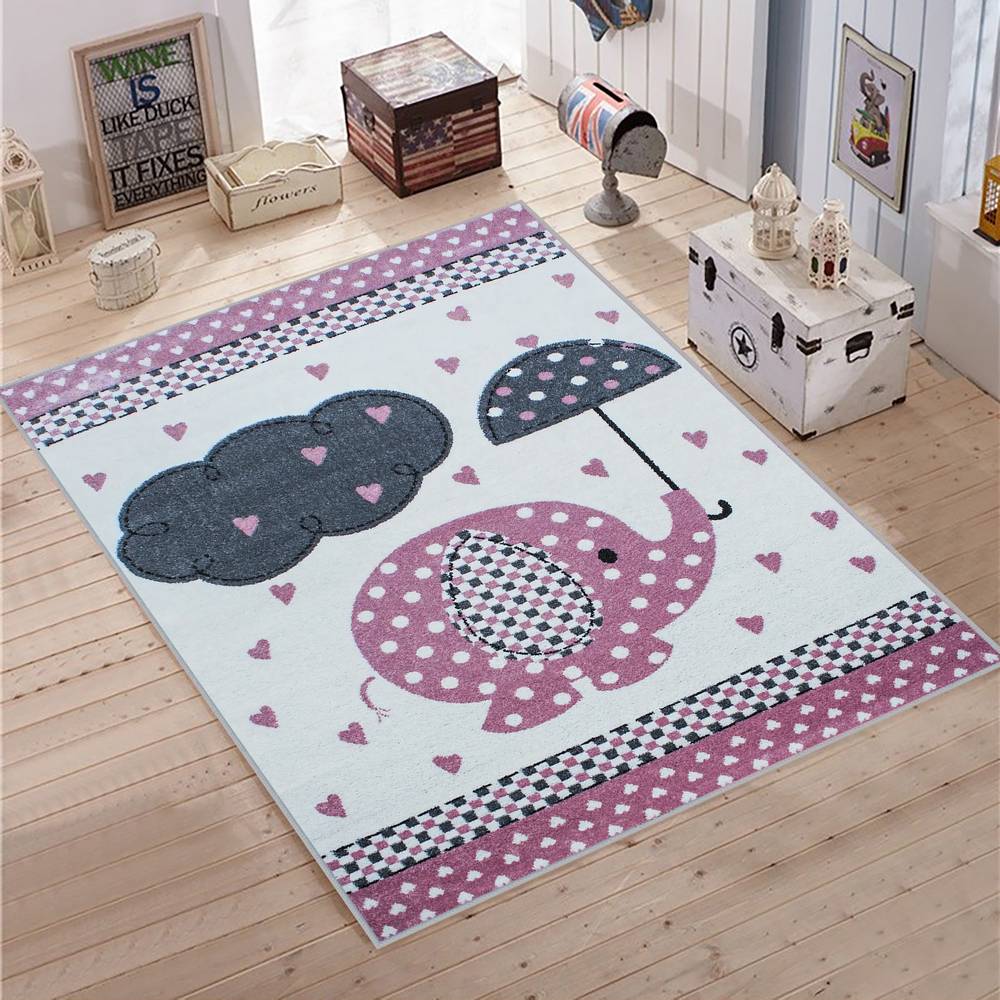 

Mosimoso Home MJ036 Детский ковер с принтом на подошве в горошек 80x150 cm