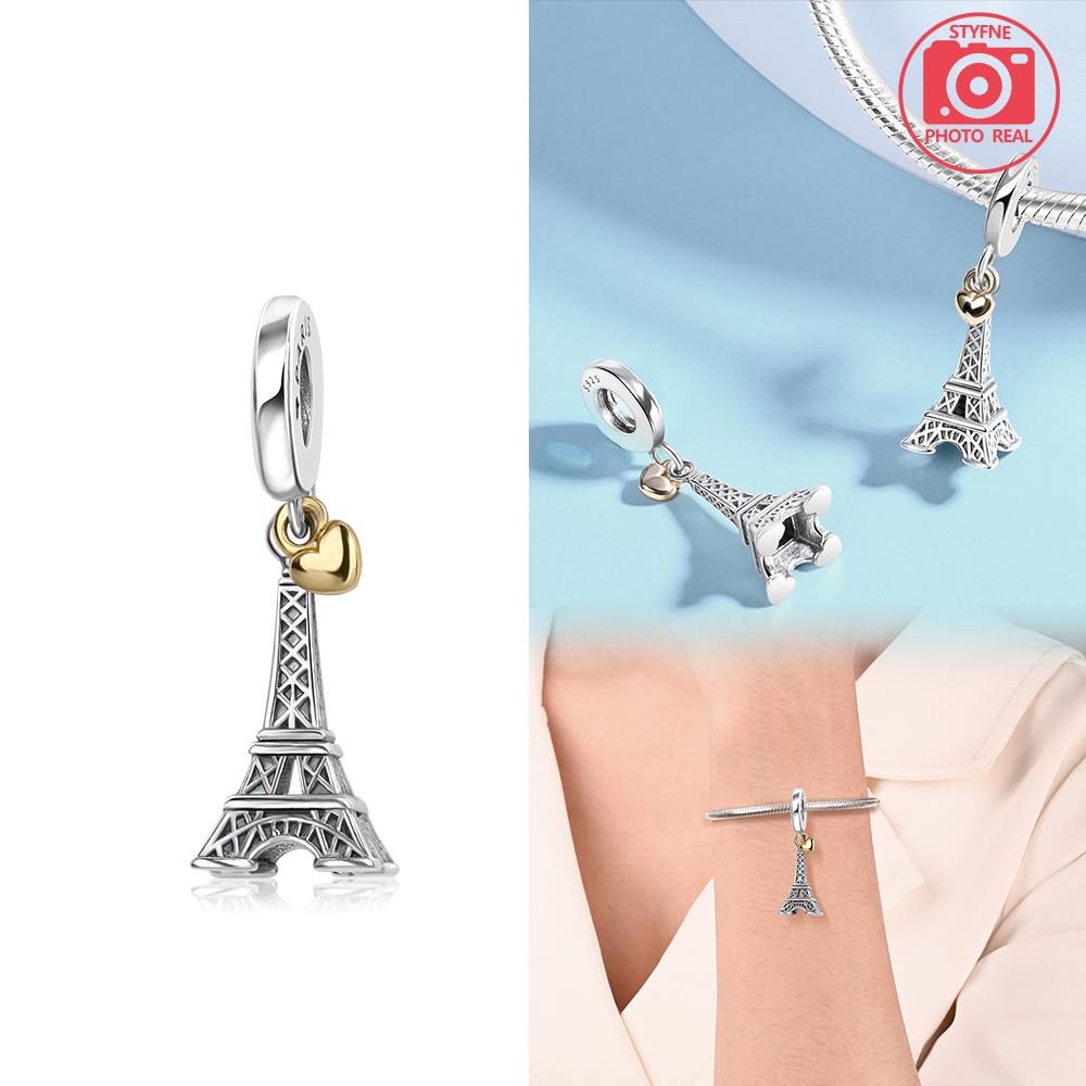 Charms Plata Tower Of Love Pendant Copper Colors For Charms Copper Colors Original Bracelet For Jewelry Making