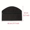 Stealth Hanger-Mounted Storage Pouch-Hidden Wardrobe Organizer for Valuables (Cash/Cards/Phones)Secure Zippered Closet Accessory