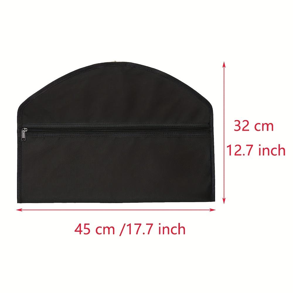 Stealth Hanger-Mounted Storage Pouch-Hidden Wardrobe Organizer for Valuables (Cash/Cards/Phones)Secure Zippered Closet Accessory