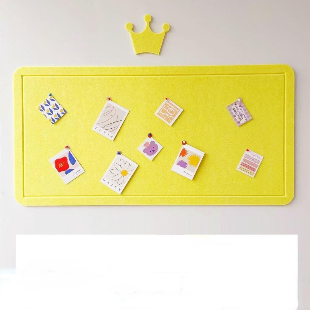Scratch Proof Background Wall Sticker Felt Photo Wall  Board Felt Wall Stickers  Notice Board