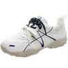 Early spring new embroidered moral training shoes women's thick-soled inner height-increasing casual shoes soft soles are not tired of standing for