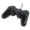 Comando de jogo - PS2 - Preto - Com fio - Vibração - Cartão