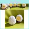 Boiled Beautifully Crafted Egg Plush Toy Colorful Smiling Face Keychain Everyone For