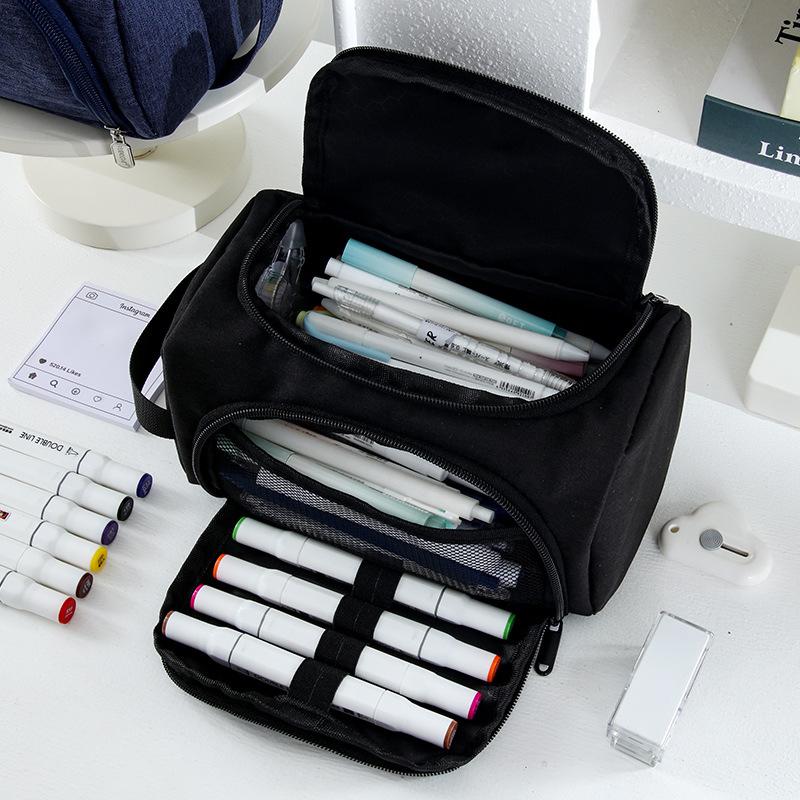 Pencil Case Super Big Cute Pencil Box Storage Bag Large Capacity for Boy Girl Kid's Gift Kawaii Pensil Case School Stationery