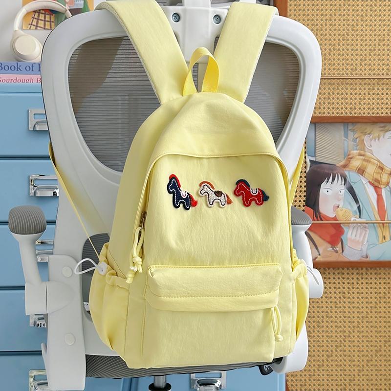 Cartoon Pony Backpack Women's Backpack Junior High School Students Large Capacity Schoolbag