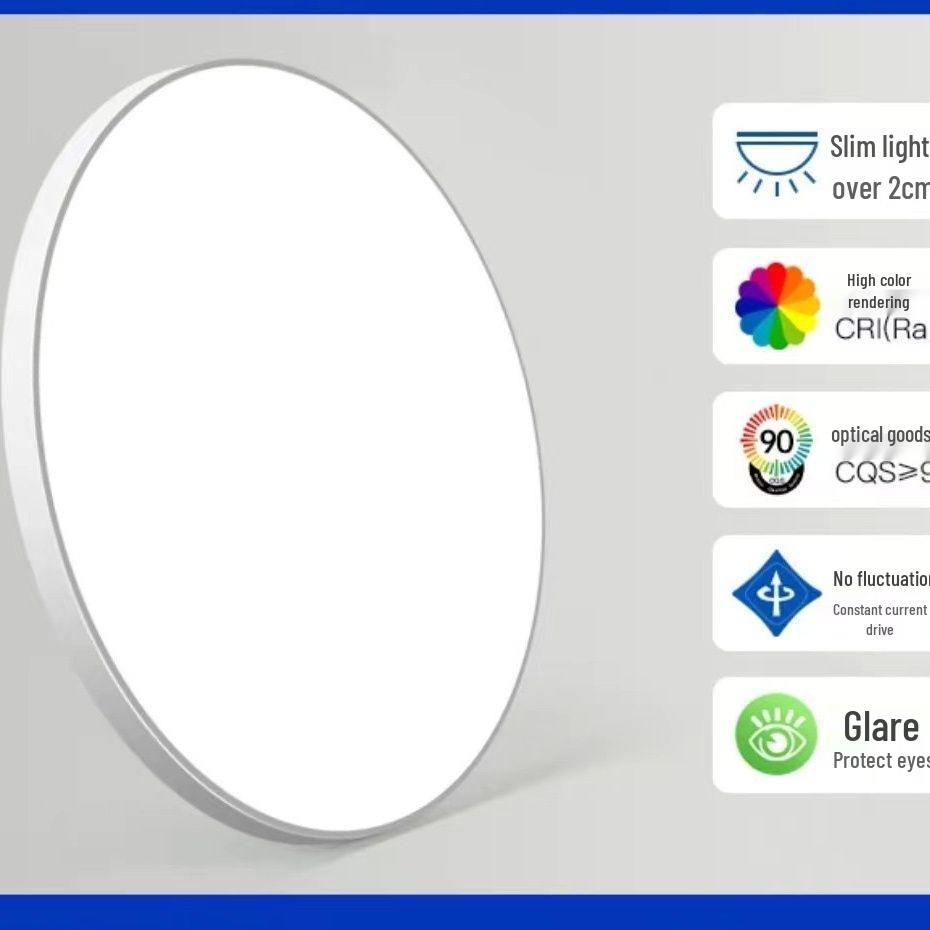 

Водонепроницаемый светодиодный потолочный светильник - Влаго- и насекомостойкий для ванной комнаты, балкона, кухни, коридора 24cm-White-18W