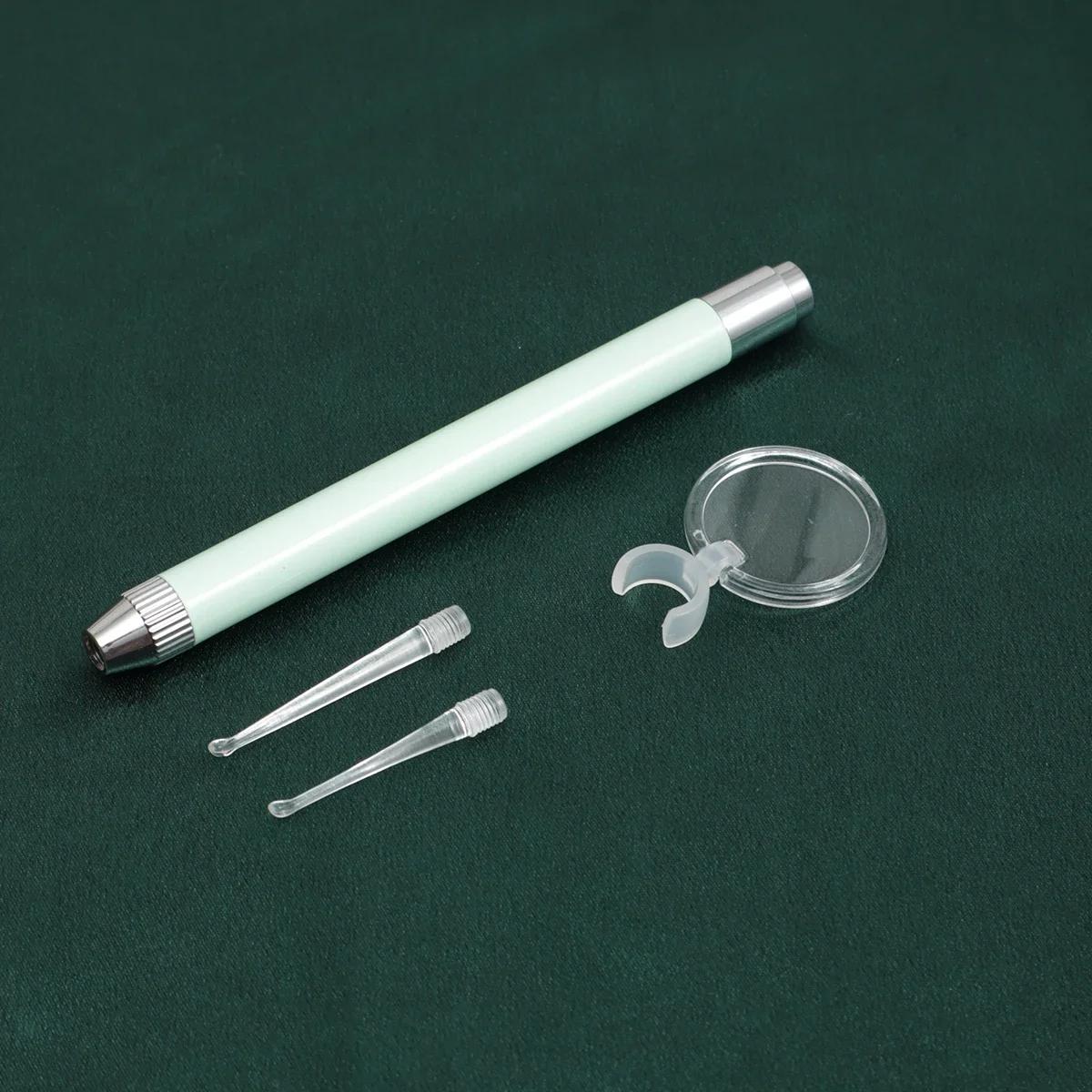 4pcs-Ear Cleaning Tool Set - Bright LED llluminated Ear Scoop, Gentle Ear Digging Tool, Soft-Touch Ear spoon Head,