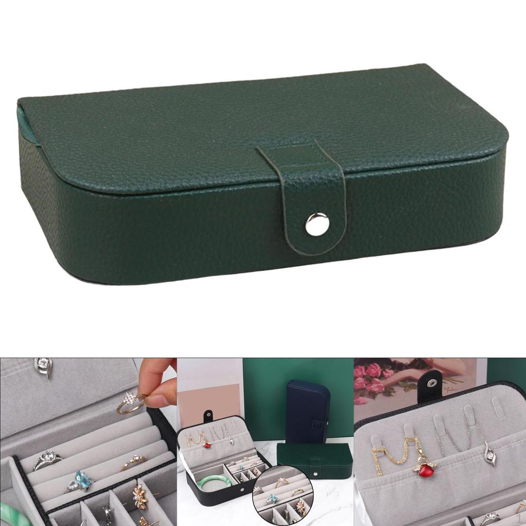 Schmuckkästchen Aufbewahrung PU-Leder für Frauen Heimorganisation Schatz
