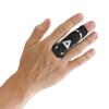 AQ Finger Immobilization Protective Sleeve, Sports Finger Guard, Basketball And Volleyball Protective Gear, Black Straight Tube Style, B30911S/M