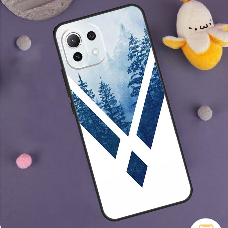 Forest Geometry Wood Nature Case For Xiaomi 15 Ultra 14 13T 14T 15T 17 Pro Max POCO F8 Ultra F5 F6 F7 X5 X6 X7 Pro Cover