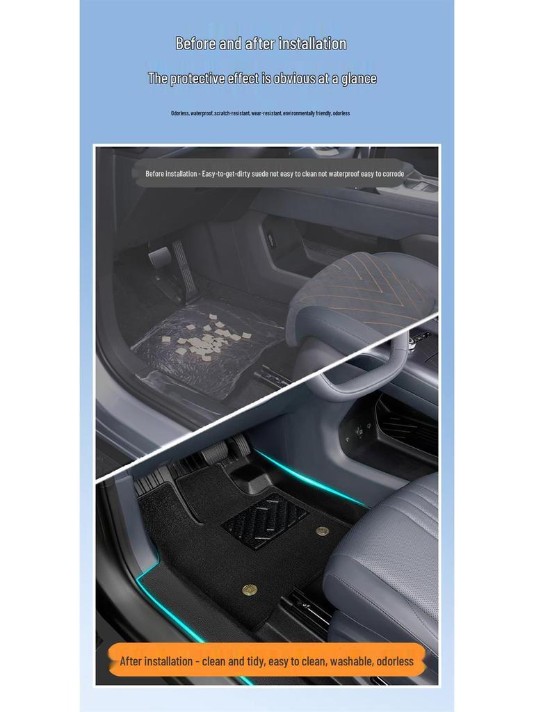 Custom TPE Floor Mats for 2026 Geely Galaxy E5 - Full Coverage and Original Fit Accessories