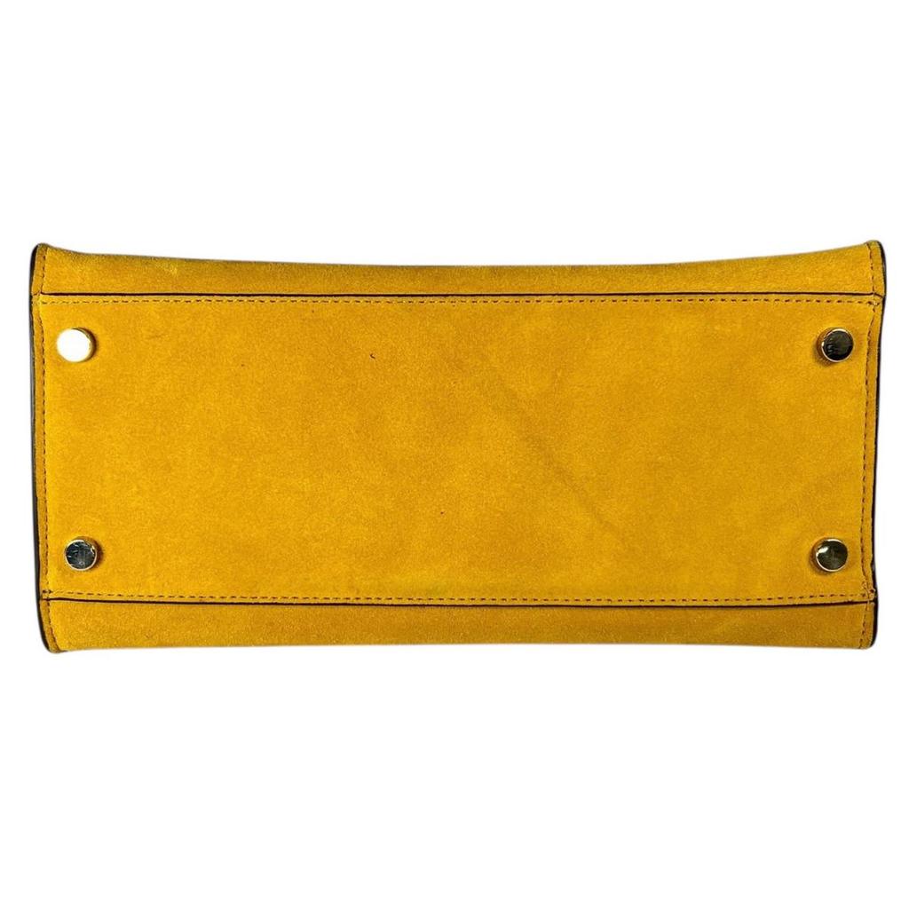 Kate Spade Sam Suede Shoulder Bag Handbag Suede yellow Women Used