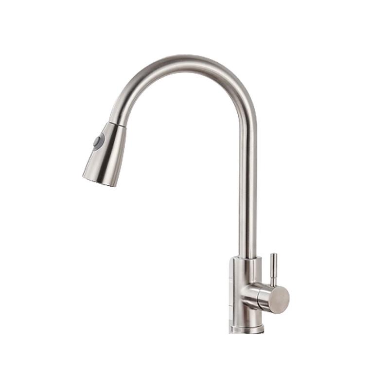 GLBO 304 Stainless Steel Pull-Out Kitchen Faucet