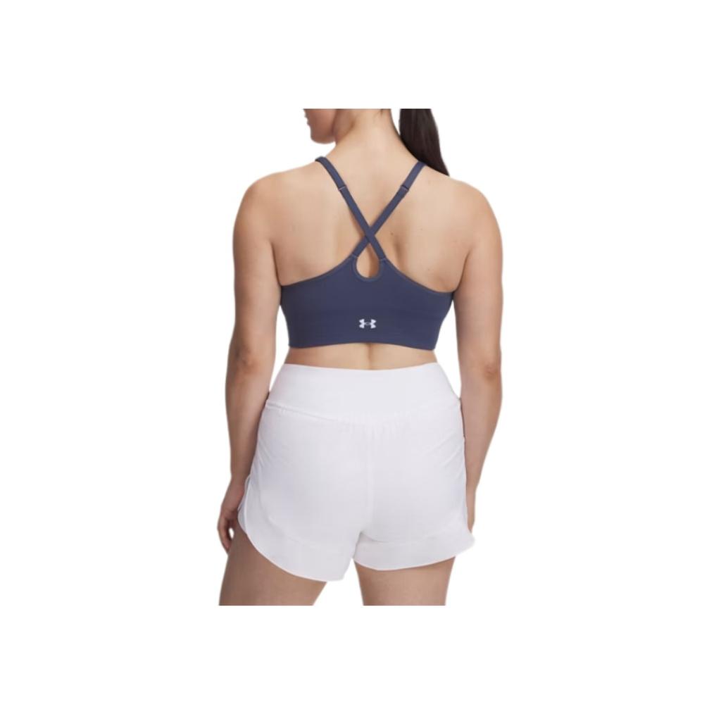 Under Armour Vanish Seamless Low Comfortable Fashion Trendy Minimalist Bra Women Bra 1384417-044