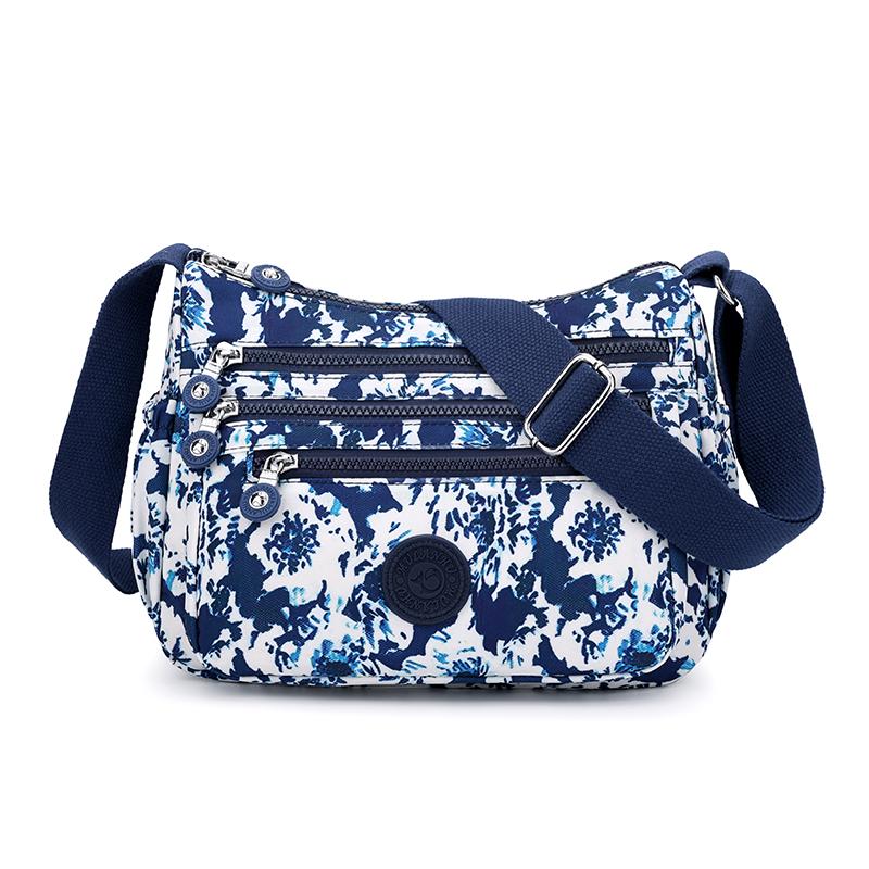 

Женская сумка Принтованный нейлон Сумка для мамы Сумка на плечо Большая вместимость Легкая Сумка через плечо