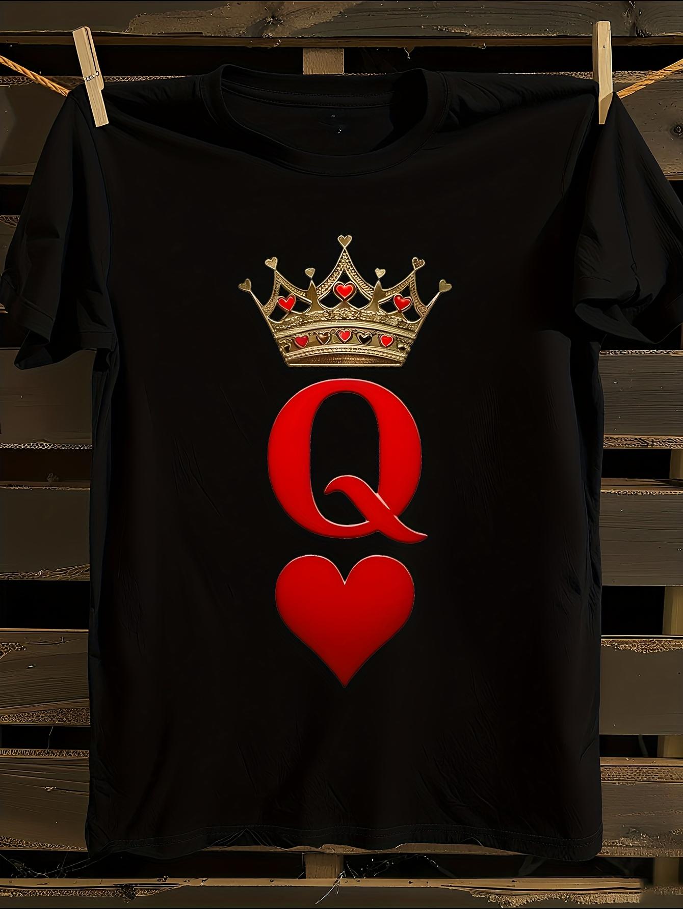 WoPure Cotton Queen of Hearts Tshirt XXL