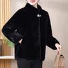 Autumn Winter Women's Short Stand-up Collar Mink Coat Thickened Velvet Jacket Female Loose Casual Warm Overcoat