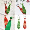 Festive Pre-tied Necktie Nonwoven Fabric Easy Wear Holiday Costume Accessory For Adults Kids