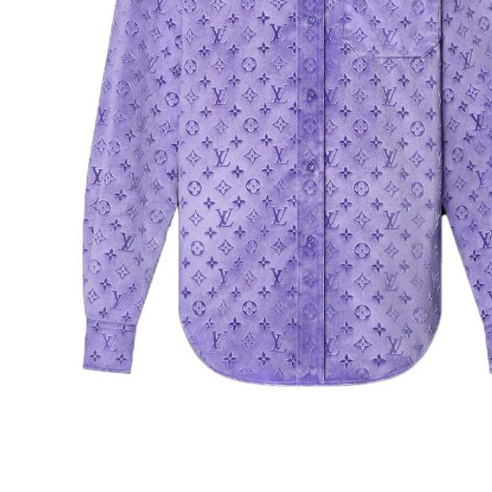 Louis Vuitton Shirt Men's Purple 1AAIGD