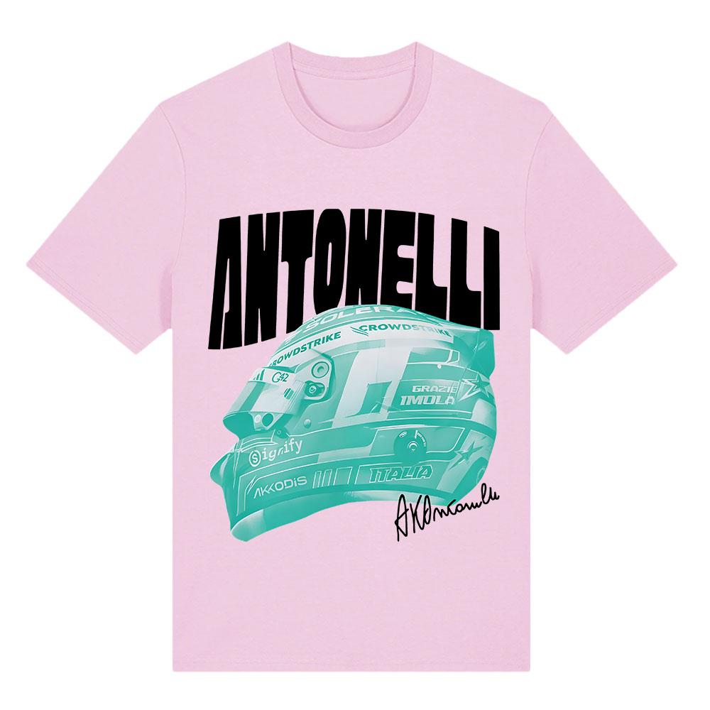 Kimi No.12 Antonelli Racing Driver T-shirt O-neck Summer Short Sleeve Mens Tshirts Unisex Streetwear Design Graphic Print Tees Anime Tops Band T-shirt