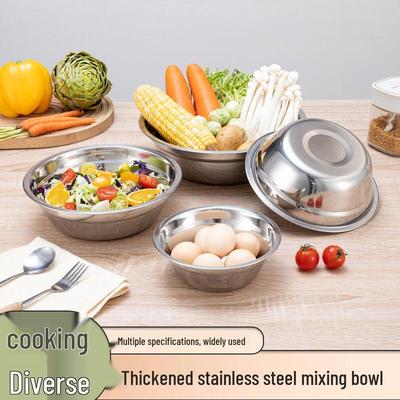 304 Stainless Steel Deep Serving Bowl Set