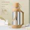 German Import Large Capacity Thermos Cup For Home Stainless Steel Thermos 2L Portable Baby out Kettle New Arrival